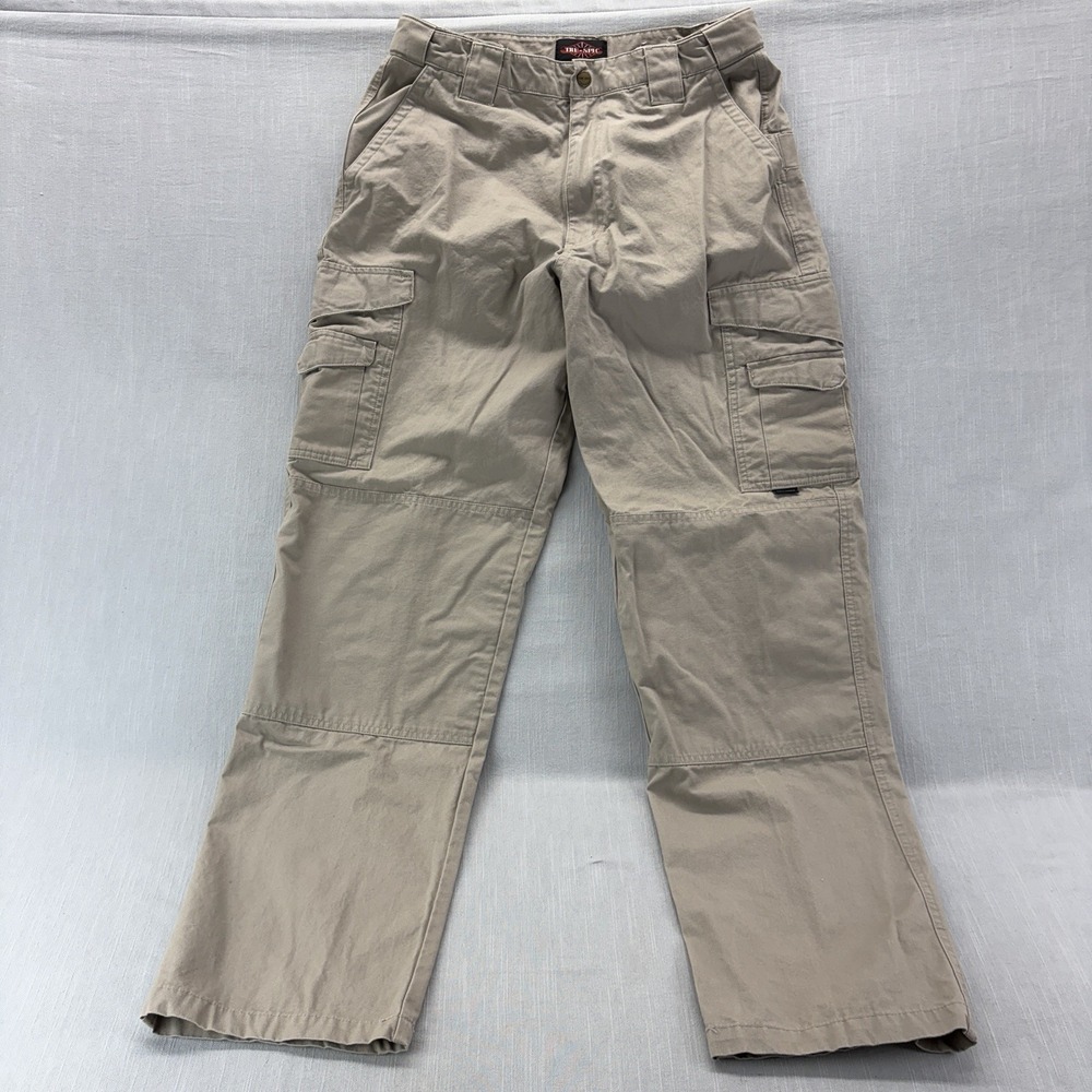 Tru-Spec Tactical Cargo Pants Men's 34 X 34 Khaki Ripstop Uniform Trousers